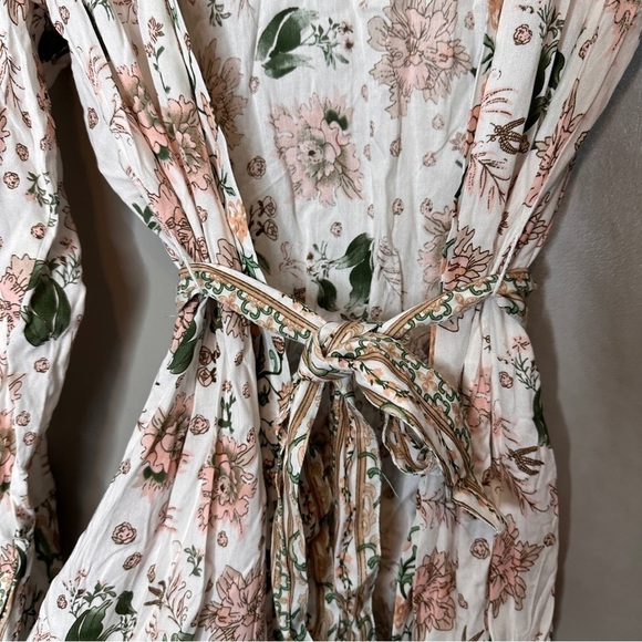 NWT Rebellion Again Belted floral kimono - Picture 3 of 9